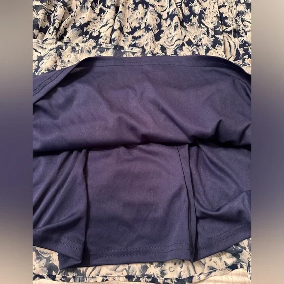 Aqua Tiered Cut-Out Floral Dress - NWT - Size L - Picture 8 of 13